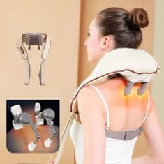 Smart Plus električni masažni uređaj za vrat in ramena - shiatsu masaža za sprostitev vratu in ramen