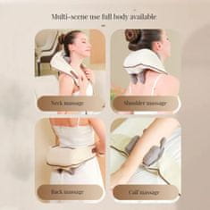 Smart Plus električni masažni uređaj za vrat in ramena - shiatsu masaža za sprostitev vratu in ramen