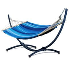 Potenza Viseča mreža Acadia XL 220x160 cm + jekleni okvir za visečo mrežo Grande 220 kg, modra, osnovno