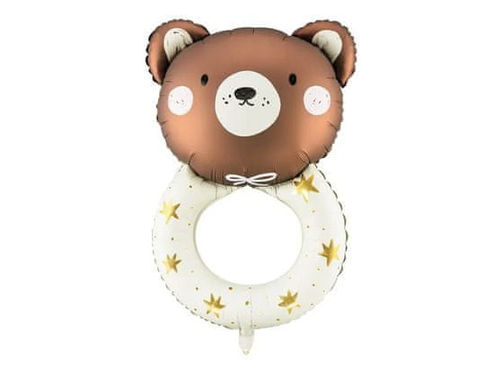 WOWO Balon iz folije Teddy Bear Rattle - Balon iz folije Teddy Bear Rattle 45cm x 67cm