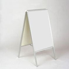 TIP Table bela, oglasna A tabla, magnetna, emajlirana, 80 x 60 cm