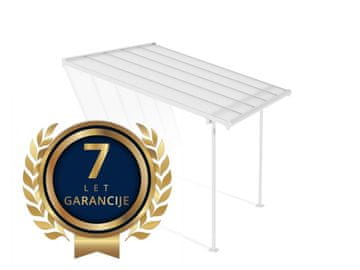 Palram NADSTREŠEK ZA TERASO SIERRA, bela/transparent 3x3,05m