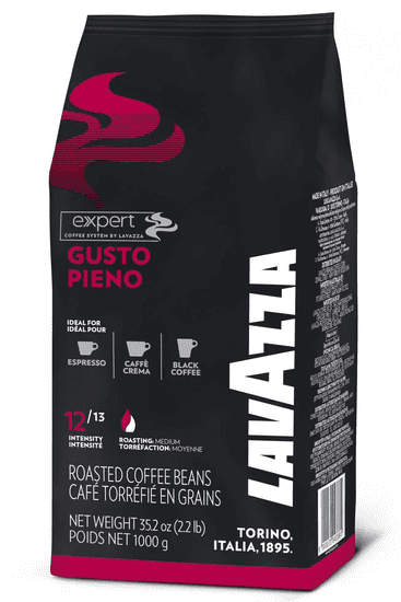 Lavazza Kava v zrnu, Expert, Gusto Pieno, 1 kg