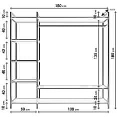 Furnitura GARDEROBNA OMARA PAMIR