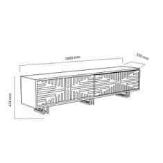 Furnitura TV OMARICA TAMBUR