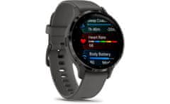 Garmin Venu 3S pametna ura, črna/siva
