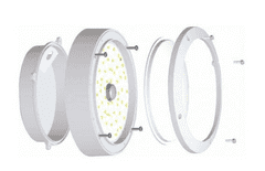 LUMAX  LED plafonjera 12W 4000k 900lm IP65 120° VERA 