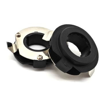shumee 2-delni adapter za H7 LED žarnice z ovratnikom, Audi, Mercedes, BMW, VW, Renault, Opel, Fiat, Saab, Buick