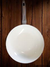 Alpina Vok z keramično oblogo 28 cm, svetlo siva