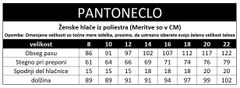 PANTONECLO Ženske hlače iz poliestra (rumena in črna) - Paket 2 kosov, 12