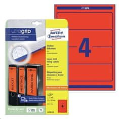Avery Zweckform Etikete zweckform l4766 61x192mm 1/25 rdeče