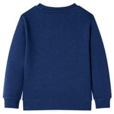Vidaxl Otroški pulover mornarsko moder 92