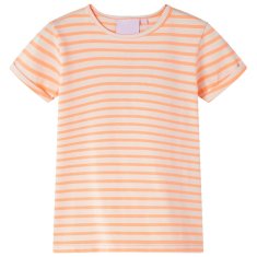 shumee Otroška majica neon oranžna 104