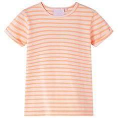 Vidaxl Otroška majica neon oranžna 116