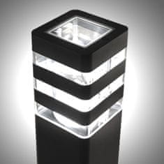 Talna svetilka 1xE27 za LED IP54 pravokotna 50cm, mat črna
