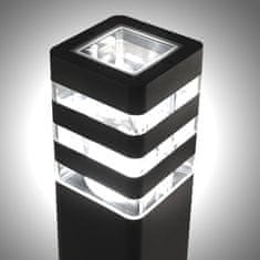Talna svetilka 1xE27 za LED IP54 pravokotna 50cm, mat črna