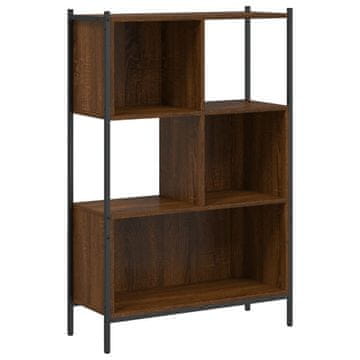 Vidaxl Knjižna omara rjavi hrast 72x28x109 cm inženirski les