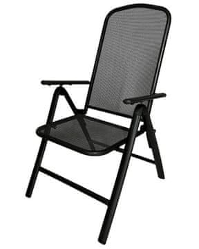 Rojaplast vrtni stol Savoy, kovinski, nastavljiv (609/90)