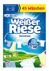 Weißer Riese pralni prašek, Universal, 2,475 kg, 45 pranj