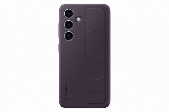 Samsung Galaxy S24 ovitek s stojalom, temno vijoličen