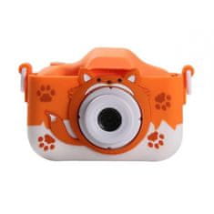 Verkgroup 12Mpx otroški fotoaparat LCD SD oranžna lisica + etui in trak
