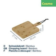 Kela Rezalna deska Cosma bambus svetlo rjava 33,0x21,0x1,5cm KL-12427