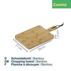 Kela Deska za rezanje Cosma bambus svetlo rjava 39,0x21,0x1,5cm KL-12428