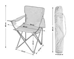 Linder Exclusiv Ribiški stol ANGLER PO2431 Modra