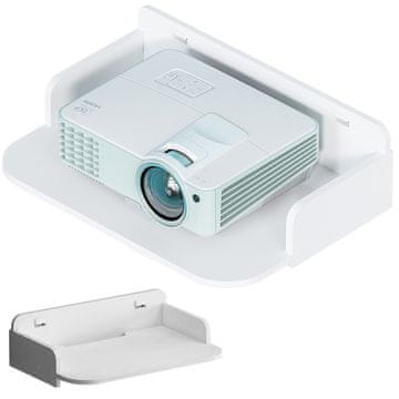 Verkgroup Univerzalna PVC stenska polica 24cm bela