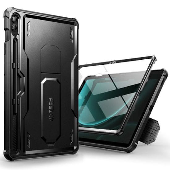 Tech-protect Kevlar ovitek za Samsung Galaxy Tab S9 FE Plus, črna