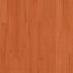 Vidaxl Zunanja barska miza voščeno rjava 113,5x50x103 cm borovina