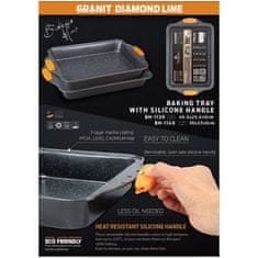 Berlingerhaus  Berlinger Haus pekač 40 cm Granit Diamond BH1139