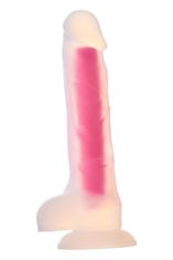 Dreamtoys DILDO Radiant Glow In The Dark Pink Large
