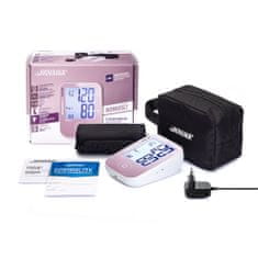 Novama PRIME+ Ramenski merilnik krvnega tlaka z ESH in IHB z adapterjem USB-C, roza