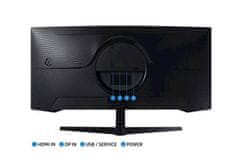 Samsung Odyssey G5 G55T gaming monitor, 86,36cm (34), UWQHD, VA, 165Hz (LC34G55TWWPXEN)