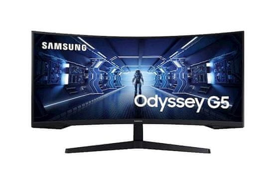 Samsung Odyssey G5 G55T gaming monitor, 86,36cm (34), UWQHD, VA, 165Hz (LC34G55TWWPXEN)