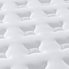 Vidaxl Vzmetnica z žepkastim vzmetenjem srednja 200x200 cm