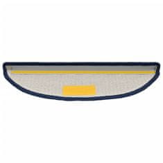 Vidaxl Preproge za stopnice 15 kosov 56x17x3 cm modre