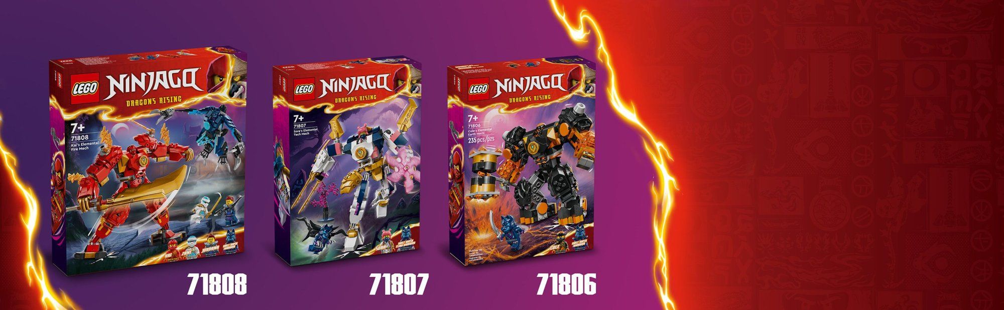 LEGO Ninjago 71808 Kai's Elemental Fire Robot