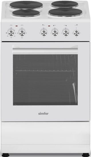 Simfer električni štedilnik 4043 SERBB