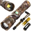 Bailong Vojaška taktična aku. CREE LED XHP160 ročna svetilka ZOOM 1000m