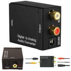 Malatec Digitalno analogni avdio adapter – optični pretvornik