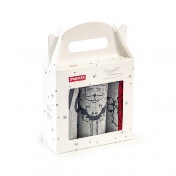 shumee HO HO HO kuhinjski set 50x70 rdeč