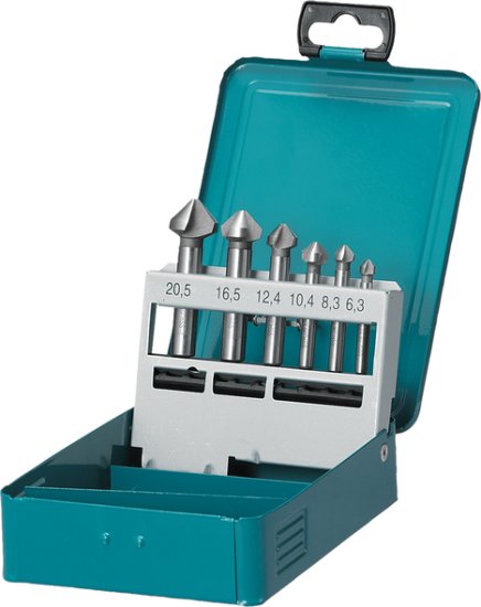 Makita D-42204 6-delni set grezil v kovinskem kovčku