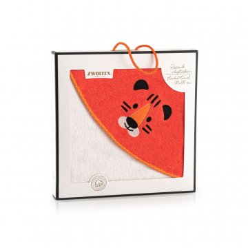 shumee Brisača s kapuco, Tiger, 90x90, bež