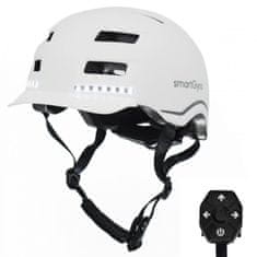 slomart čelada za na električni skiro smartgyro smart max l bela