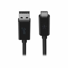 slomart kabel micro usb belkin usb-a - usb-c, 0.9m črna 90 cm