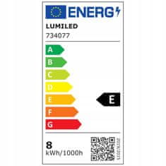 LUMILED 6x LED žarnica E27 A60 8W = 75W 1055lm 3000K Toplo bela 360° Filament