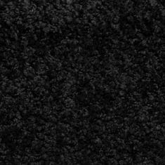 Vidaxl Preproge za stopnice 15 kosov 56x17x3 cm črne