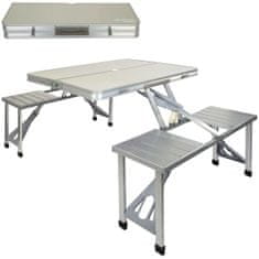 slomart stol za mizo in klopi aktive 139 x 67 x 86 cm